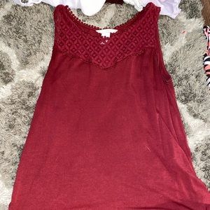 Maroon Tank